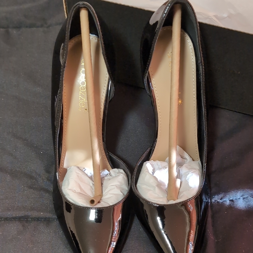 Shoe Dazzle Black Stiletto Heels
